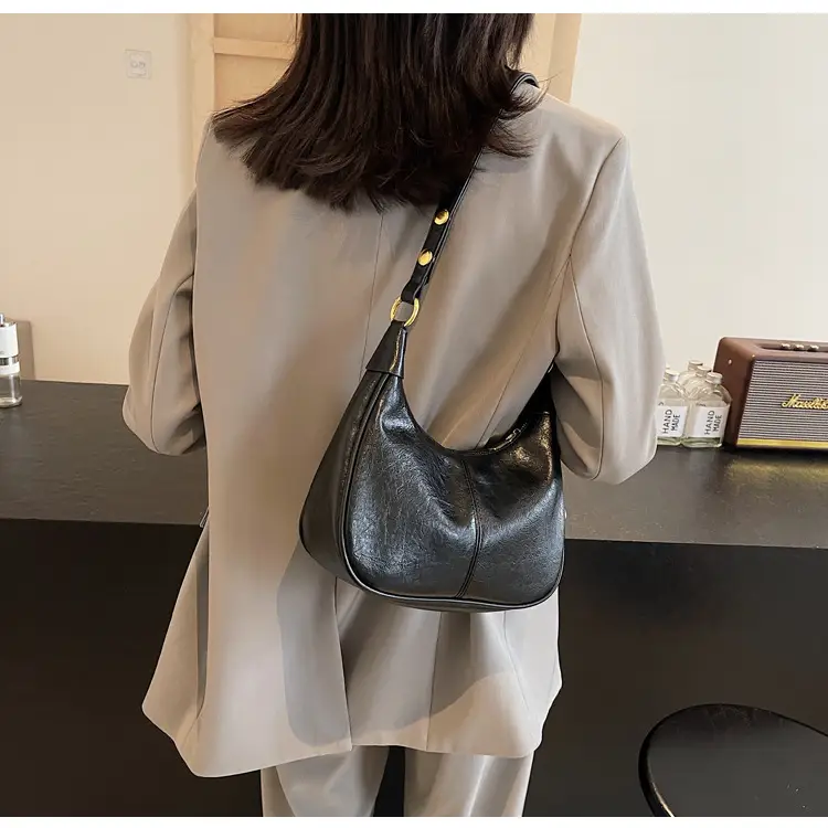 Women's Brown PU Leather Shoulder Bag Autumn Winter — feature 22