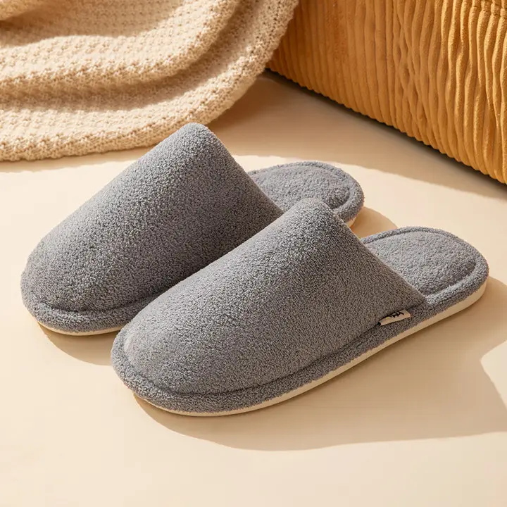 Soft-Soled Non-Slip Floor Mops for Women in Autumn and Winter for Home Use Indoor Silent, Comfortable, Airtight and Warm Floor Cotton Slippers for Men - Image 4
