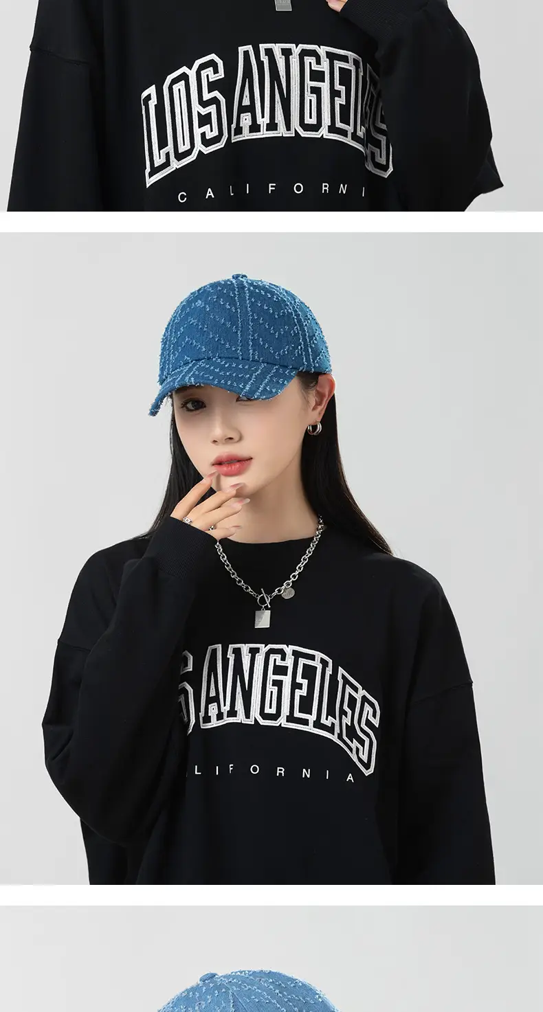 Japanese Retro Wash Denim Duckbill Cap Light Blue Unisex — feature 3