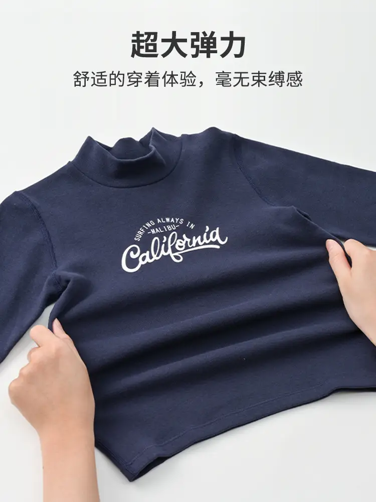 Pure Cotton Long Sleeve T-Shirt for Girls & Boys Spring Fall