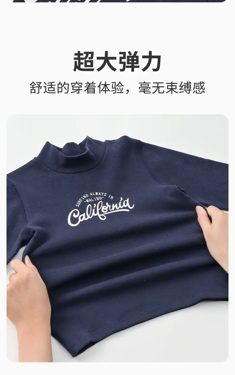 Pure Cotton Long Sleeve T-Shirt for Girls & Boys Spring Fall — feature 6
