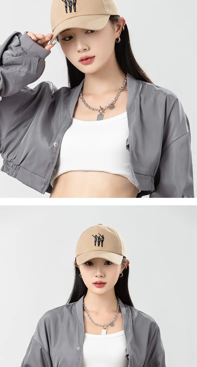Korean Style Duckbill Cap Olive Green Unisex — feature 10