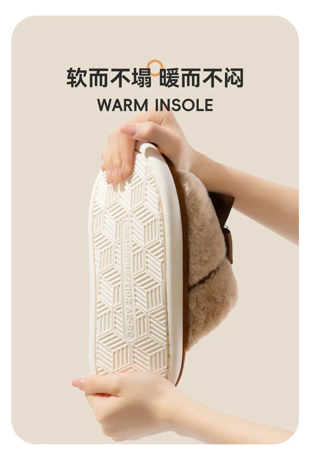 Bow Plush Cotton Slippers for Women Autumn and Winter 2025 New Warm Indoor Home Soft Sole Anti-Slip Confinement Slippers — feature 13