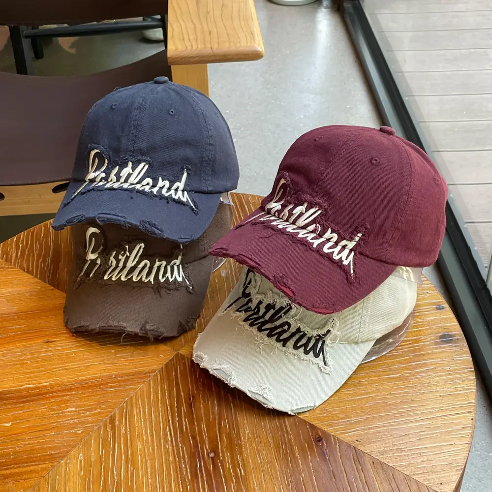 Vintage Distressed Duckbill Cap for Women & Men - Image 8