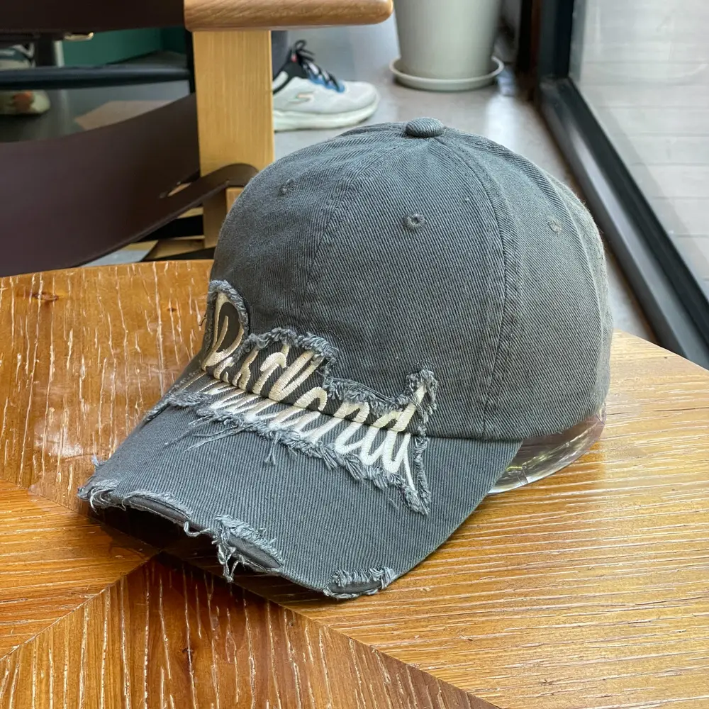 Vintage Distressed Duckbill Cap for Women & Men - Image 9