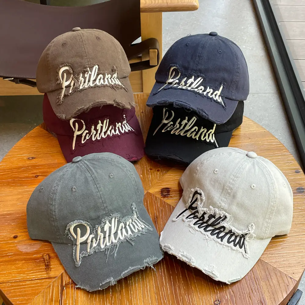 Vintage Distressed Duckbill Cap for Women & Men — feature 6