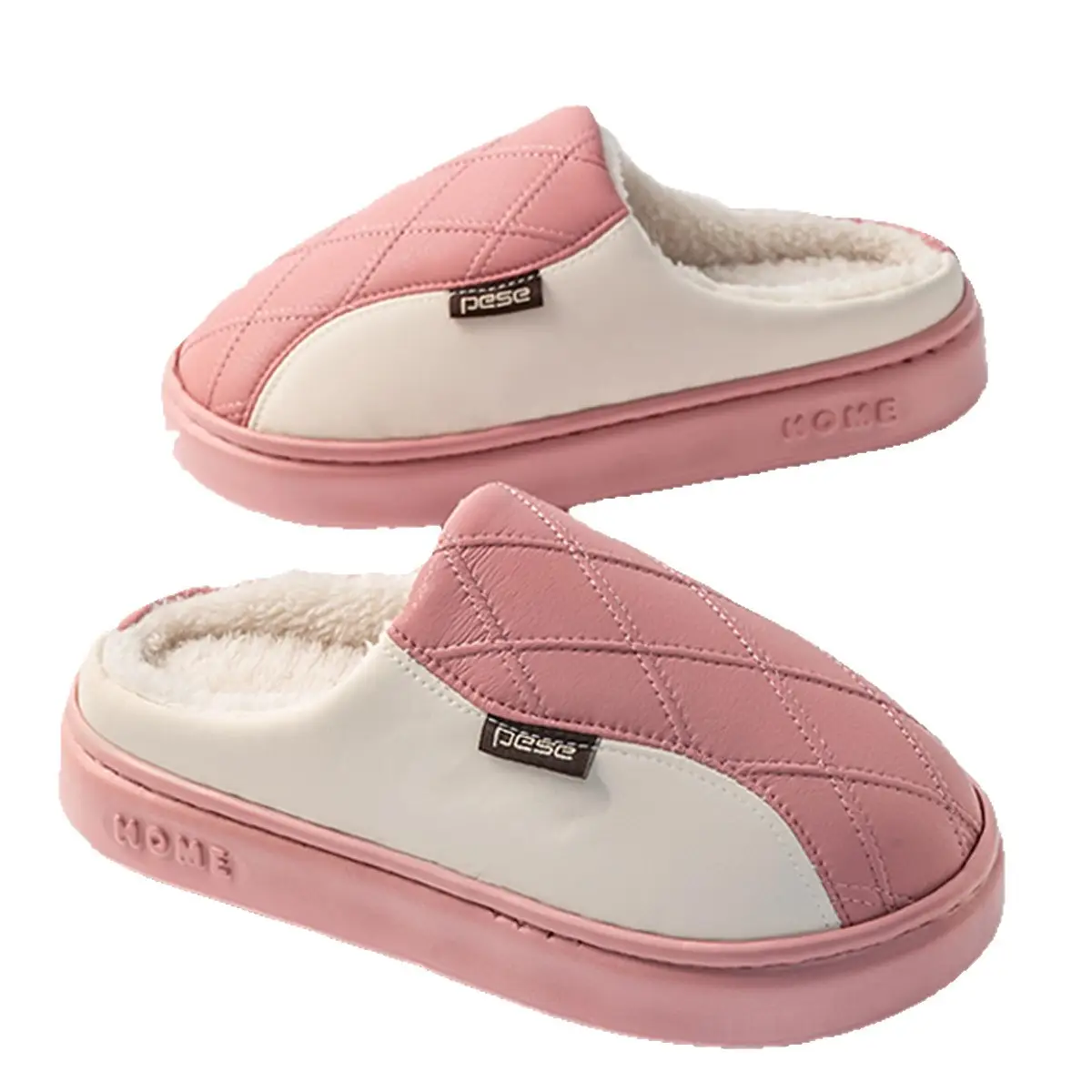 Women Wool Slipper Grey Warm Anti-Slip Winter - Image 10