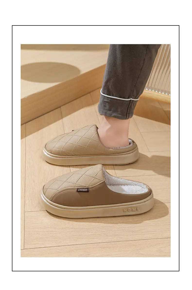Women Wool Slipper Grey Warm Anti-Slip Winter — feature 13