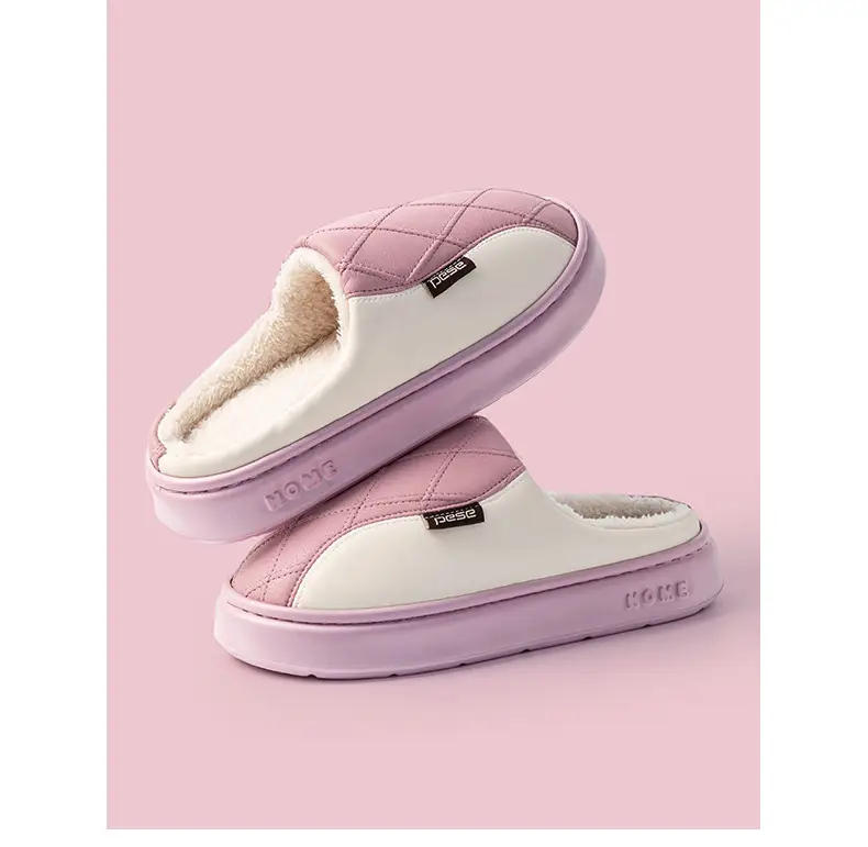 Women Wool Slipper Grey Warm Anti-Slip Winter — feature 19