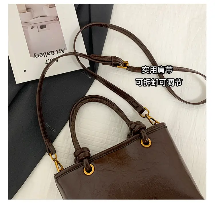 2025 Black Leather Bucket Bag for Women — feature 13