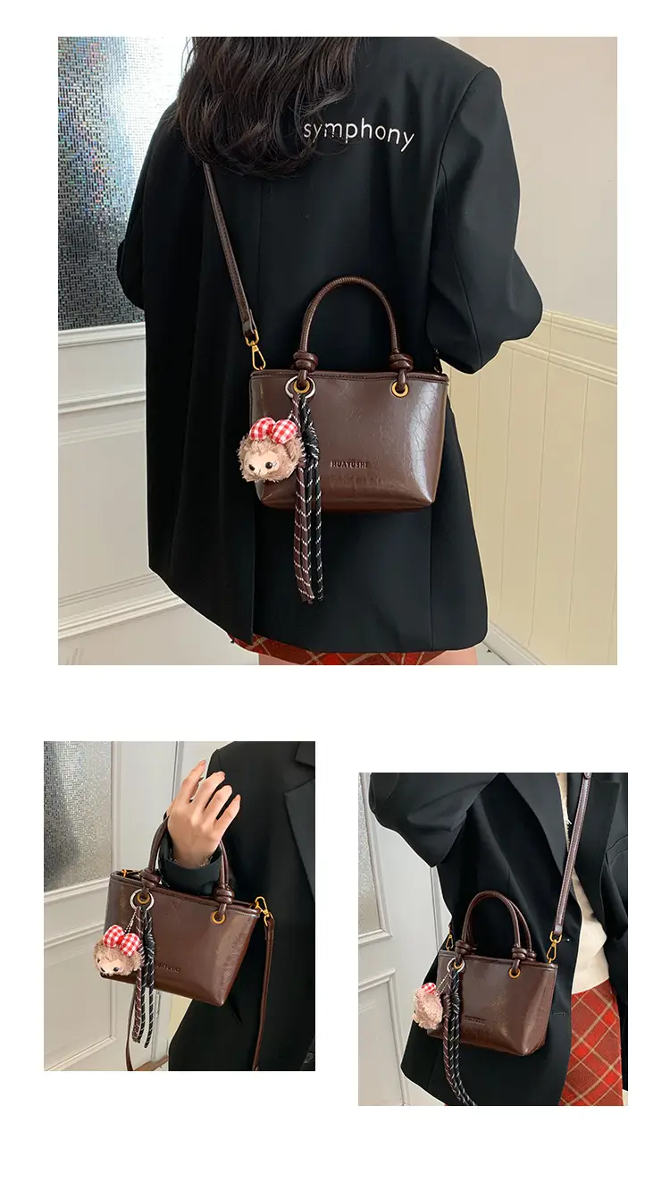 2025 Black Leather Bucket Bag for Women — feature 6