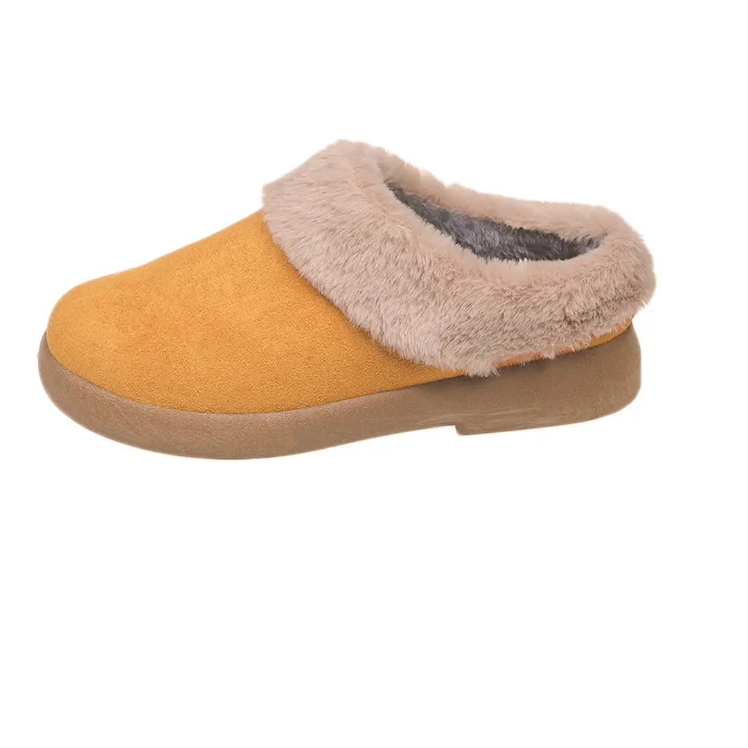 Women's Shoes, Velvet Birkenstock Shoes, Women's Slip-On Lamb Fur Shoes, Winter New Anti-Slip Warm Snow Boots, Beanie Cotton — feature 29