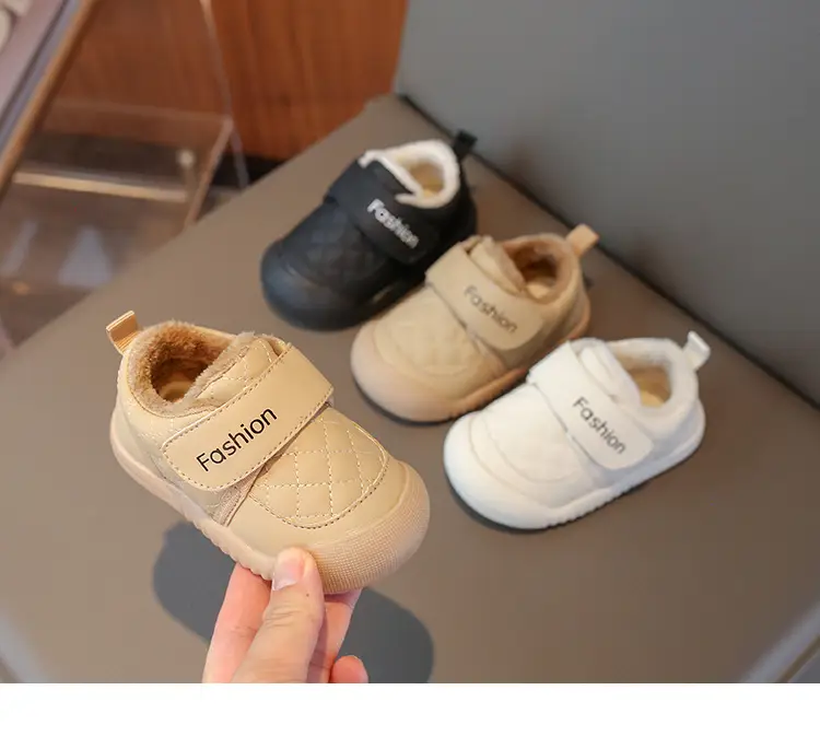 Winter Velvet Toddler Shoes for 0-3Yrs Soft Soled Warm — feature 9