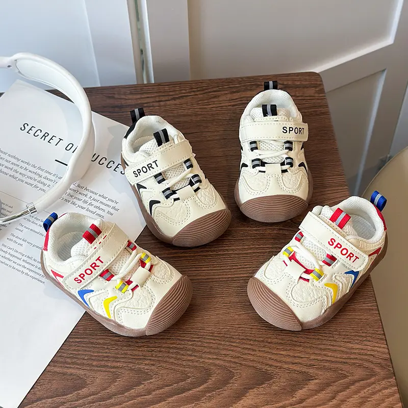 Baby Sneakers White Anti-Slip Toddler Shoes