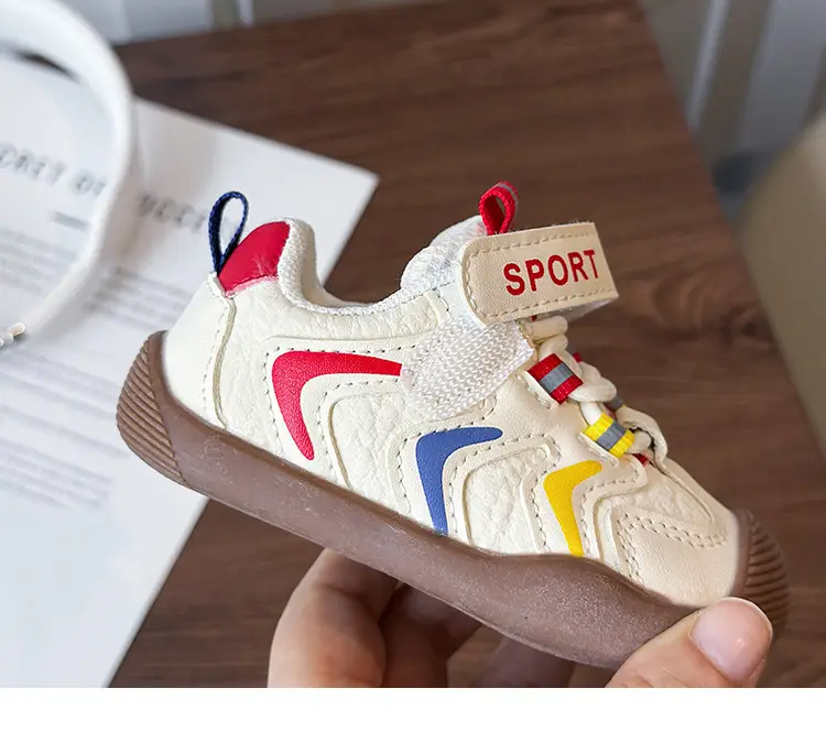 Baby Sneakers White Anti-Slip Toddler Shoes — feature 7