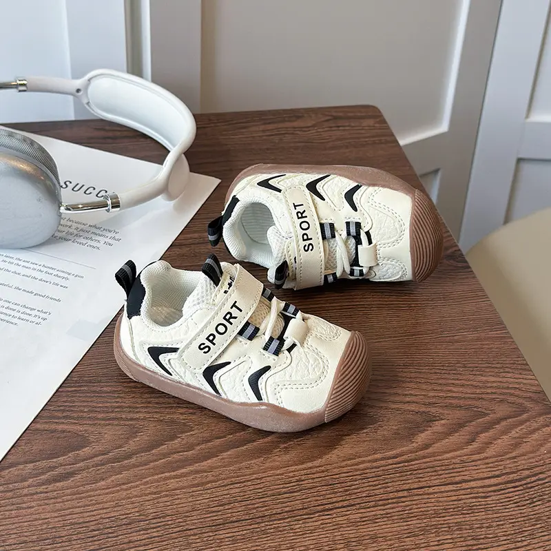 Baby Sneakers White Anti-Slip Toddler Shoes