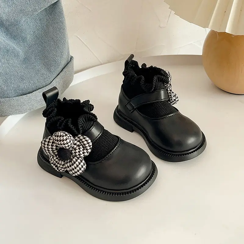Baby Toddler Shoes Soft Sole 2025 Autum New Baby Girl Princess Shoes Feiwei Girls Small Leather Shoes Toddler Shoes - Image 8