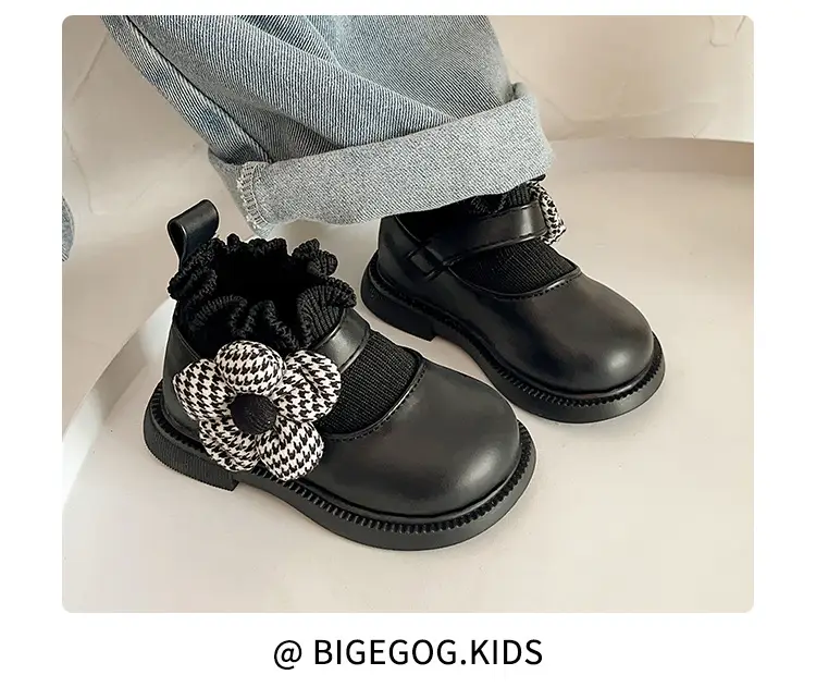 Baby Toddler Shoes Soft Sole 2025 Autum New Baby Girl Princess Shoes Feiwei Girls Small Leather Shoes Toddler Shoes — feature 21
