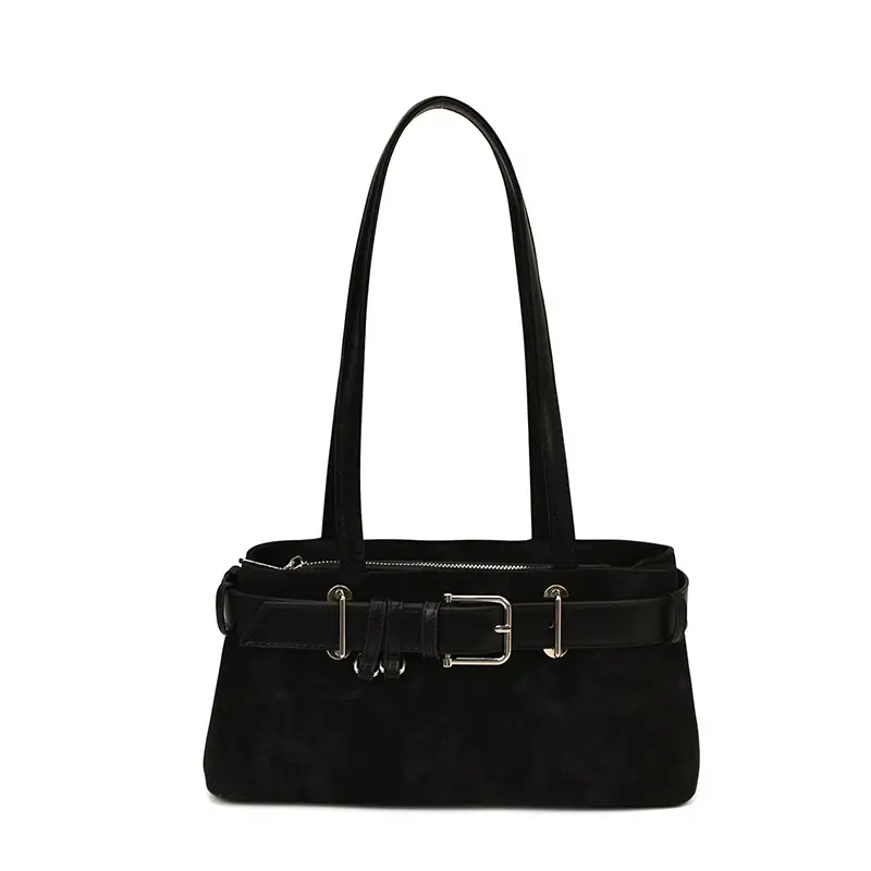 Retro Frosted Suede Shoulder Bag Women 2026 - Image 3