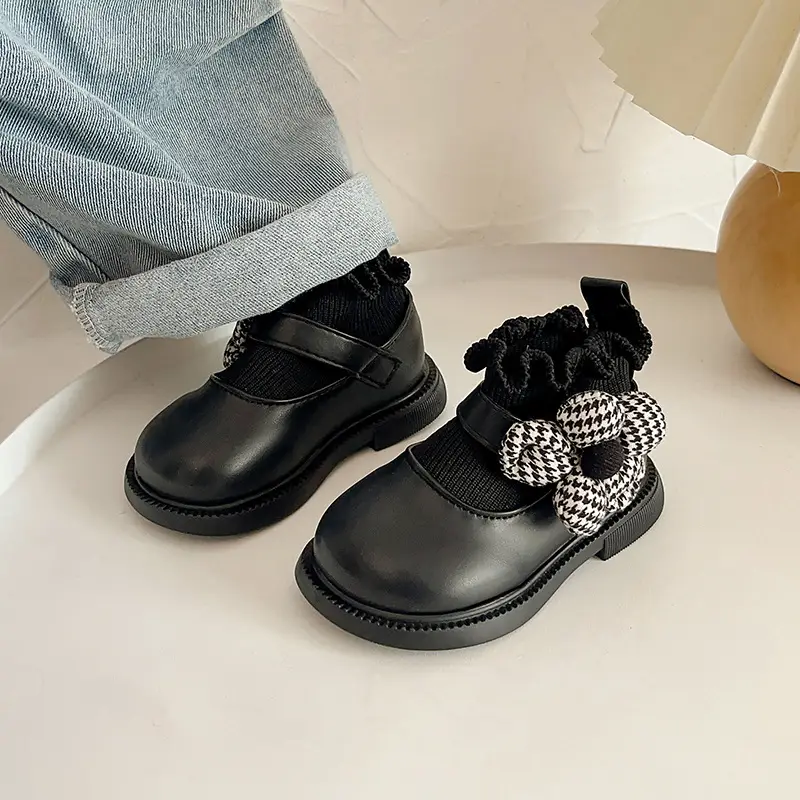 Baby Toddler Shoes Soft Sole 2025 Autum New Baby Girl Princess Shoes Feiwei Girls Small Leather Shoes Toddler Shoes - Image 6