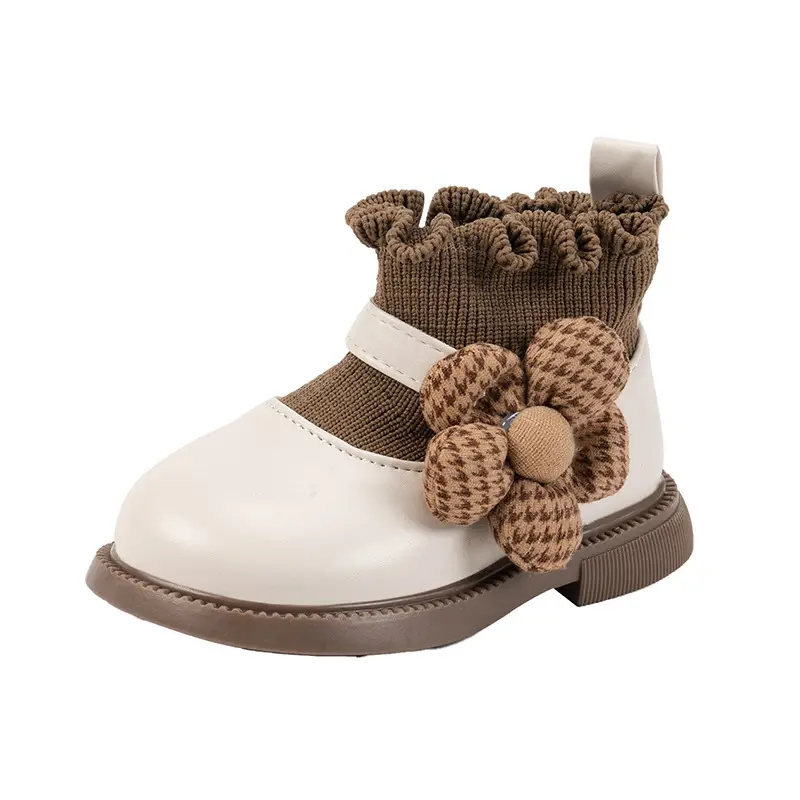 Baby Toddler Shoes Soft Sole 2025 Autum New Baby Girl Princess Shoes Feiwei Girls Small Leather Shoes Toddler Shoes - Image 9