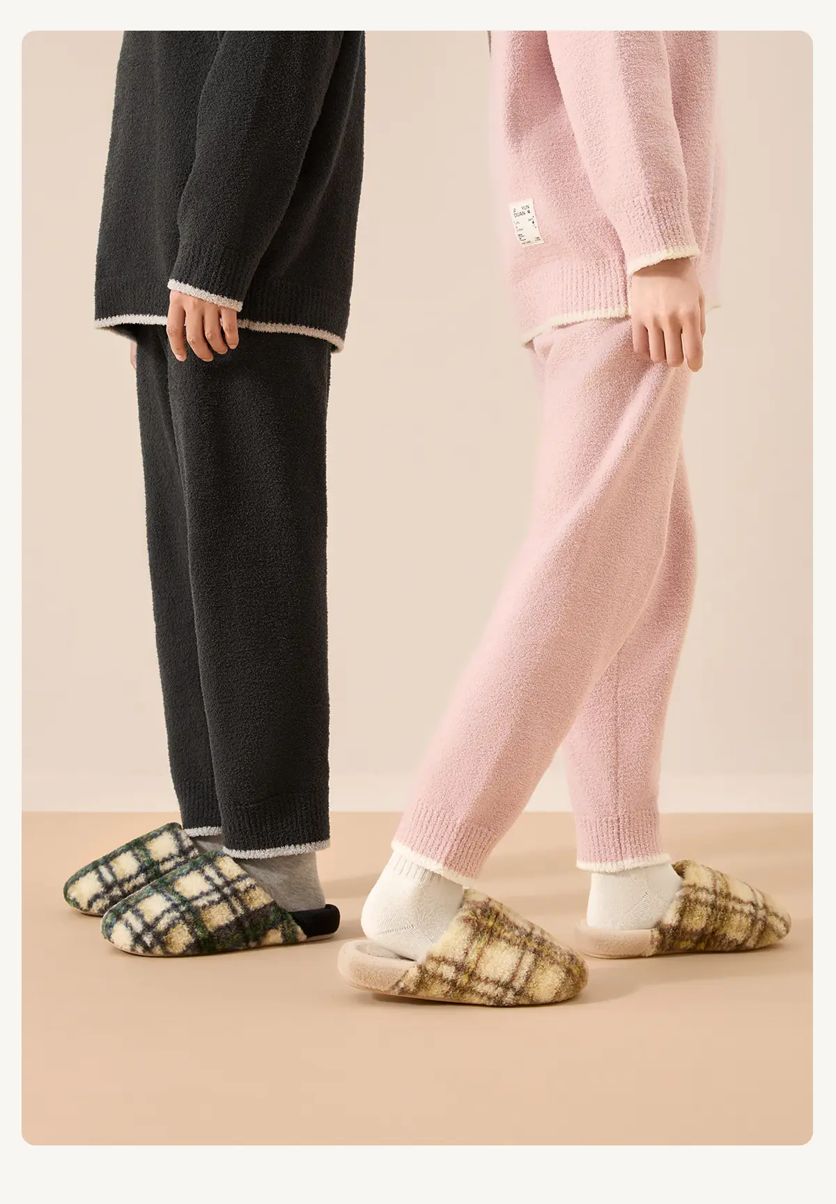 Cotton Plush Slippers Women Winter Warm Indoor Home — feature 16