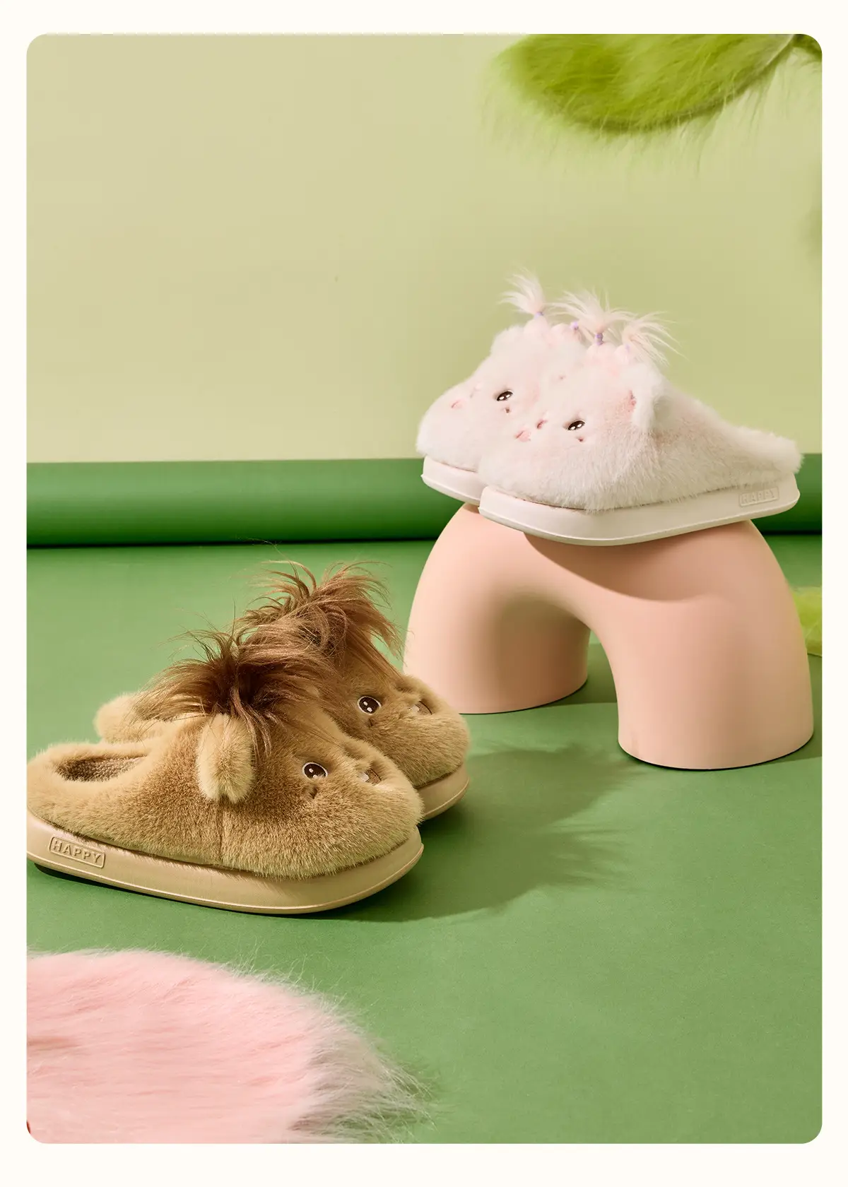 Cute Pink Mouse Slippers for Women Winter 2025 — feature 13