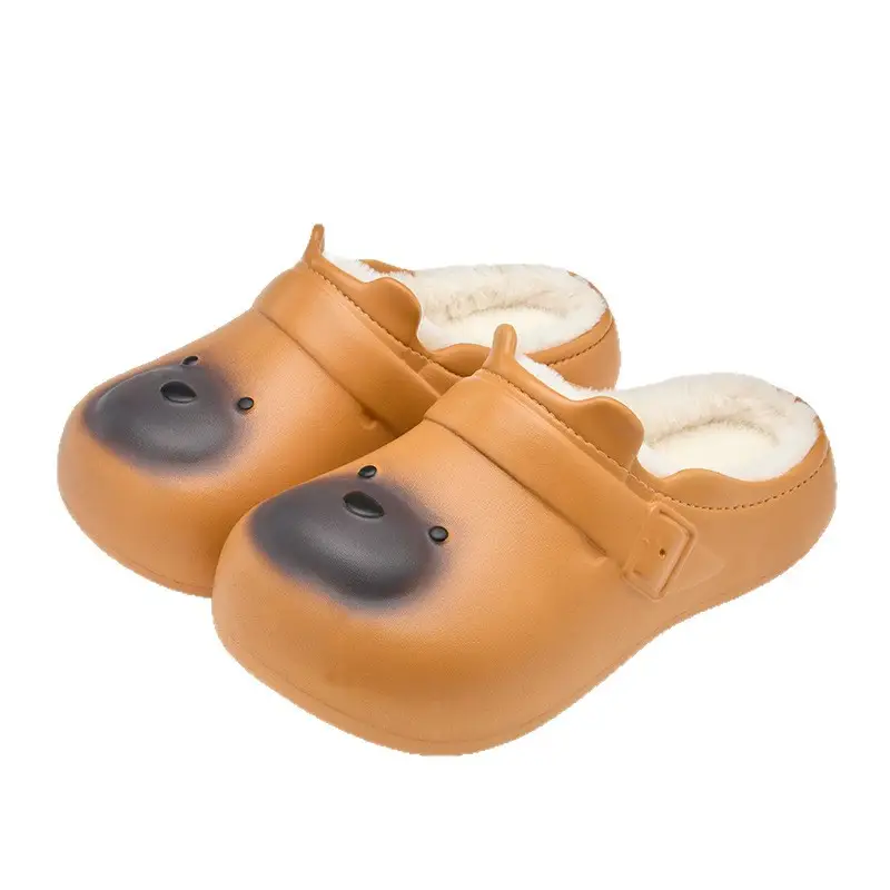 Lidani Waterproof Cotton Slippers for Women, Winter 2025 New Style, Indoor Home Warm Plush Cute Cartoon Cotton Shoes - Image 10