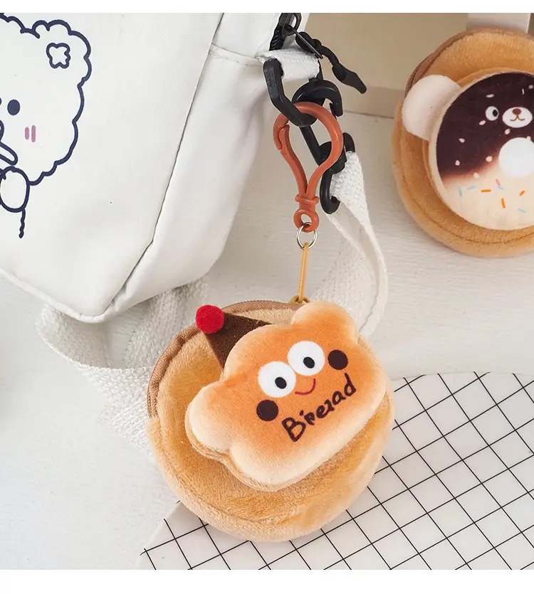 Cartoon Plush Coin Purse, Earphone Case, Storage Bag, Children's Doll, Cute Mini Pendant, Internet Celebrity Keychain — feature 11