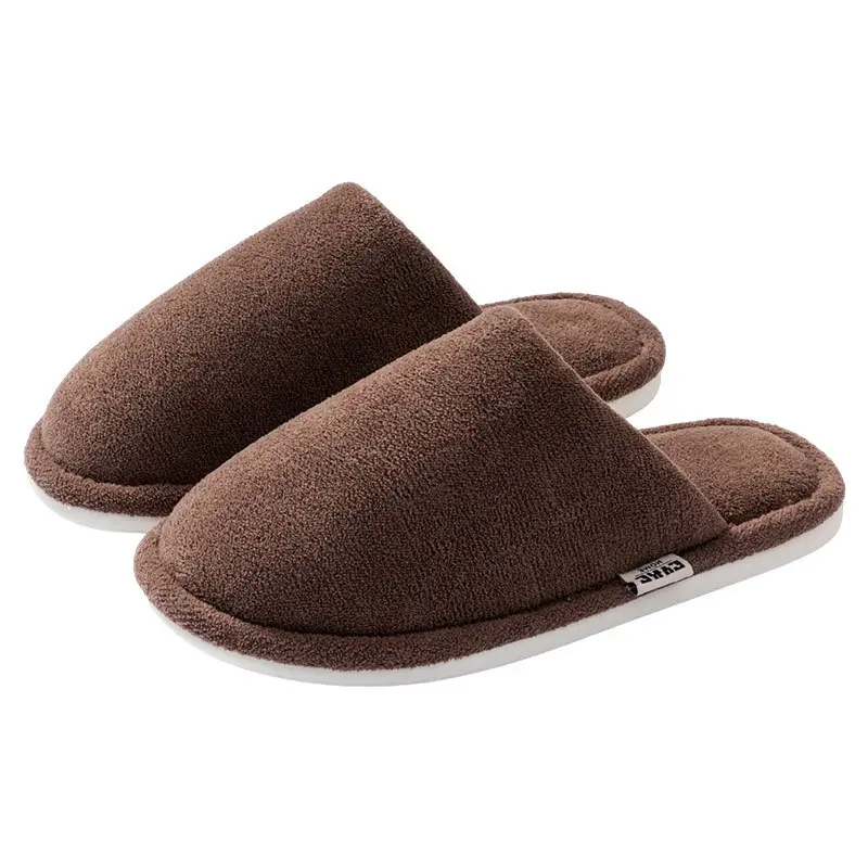 Japanese Cotton Slippers for Men Autumn and Winter 2025 New Indoor Home Warm Fleece-Lined Anti-Slip Anti-Odor Slippers for Men - Image 14