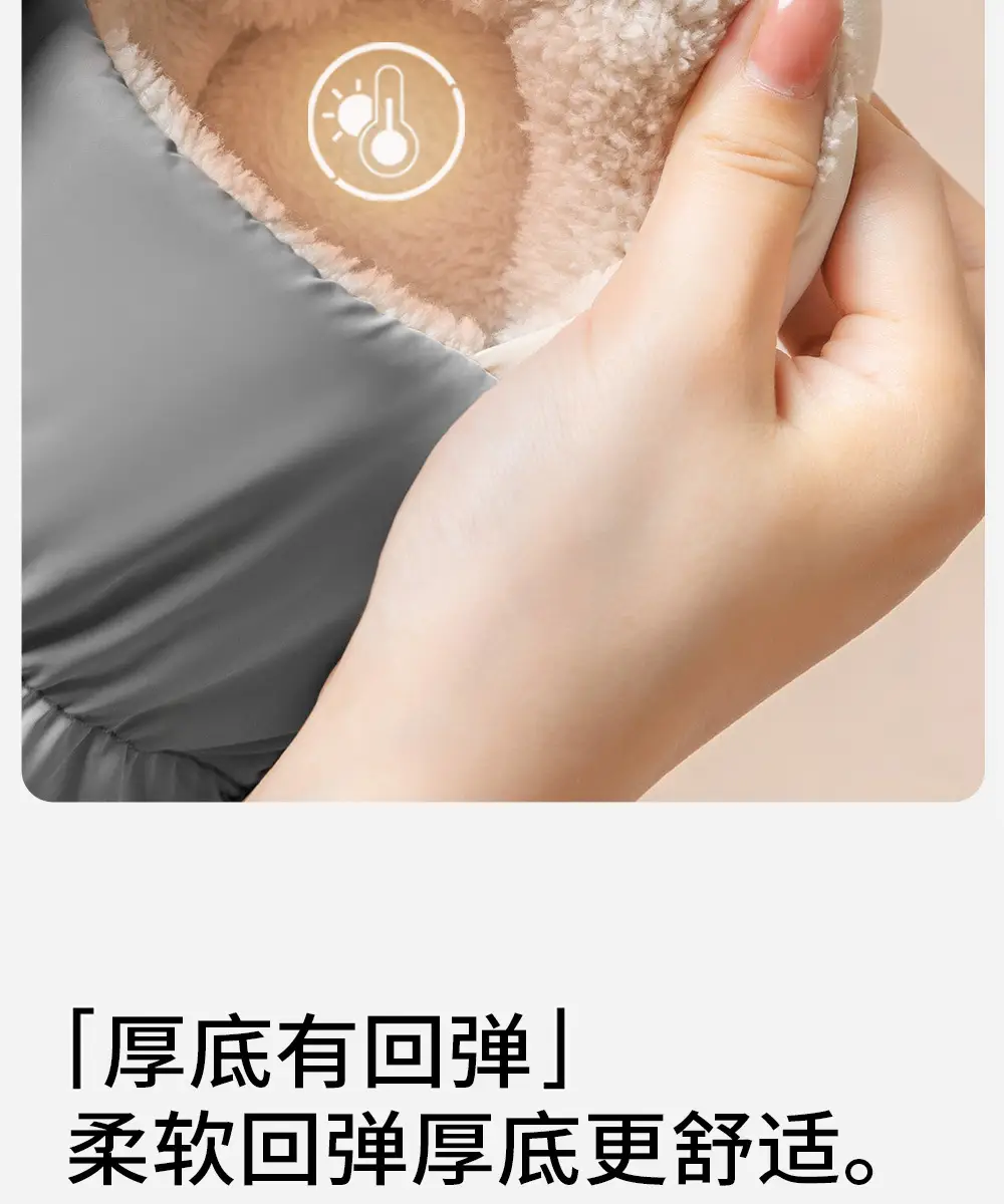 Cotton Slippers for Women Winter 2025 New Indoor Home Warm Waterproof Antibacterial Slippers for Men Autumn and Winter — feature 8