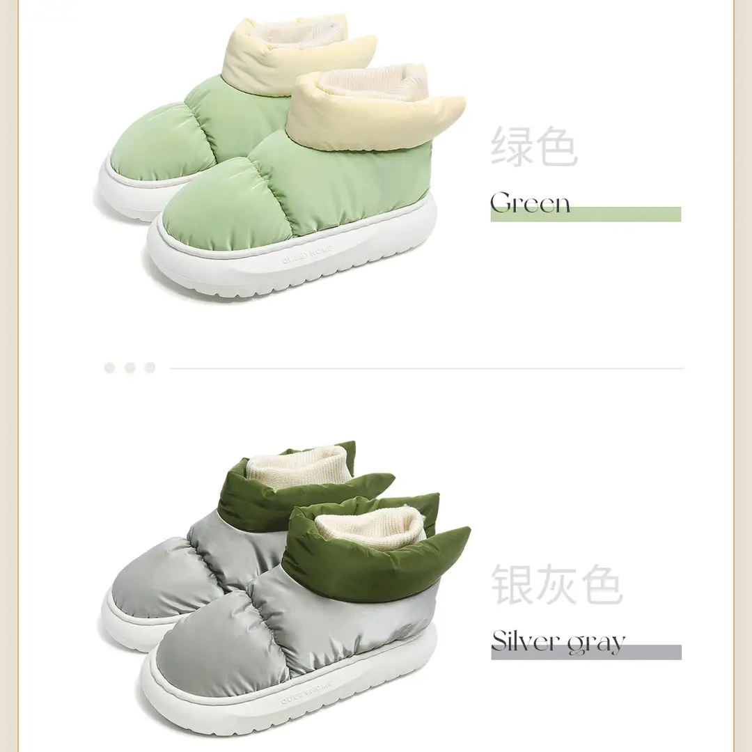 In-Stock Waterproof Snow Boots for Women, Autumn and Winter, Fleece-Lined, Thickened, New Style, Thick-Soled, Non-Slip, Northeast Large Cotton Shoes for Women — feature 23