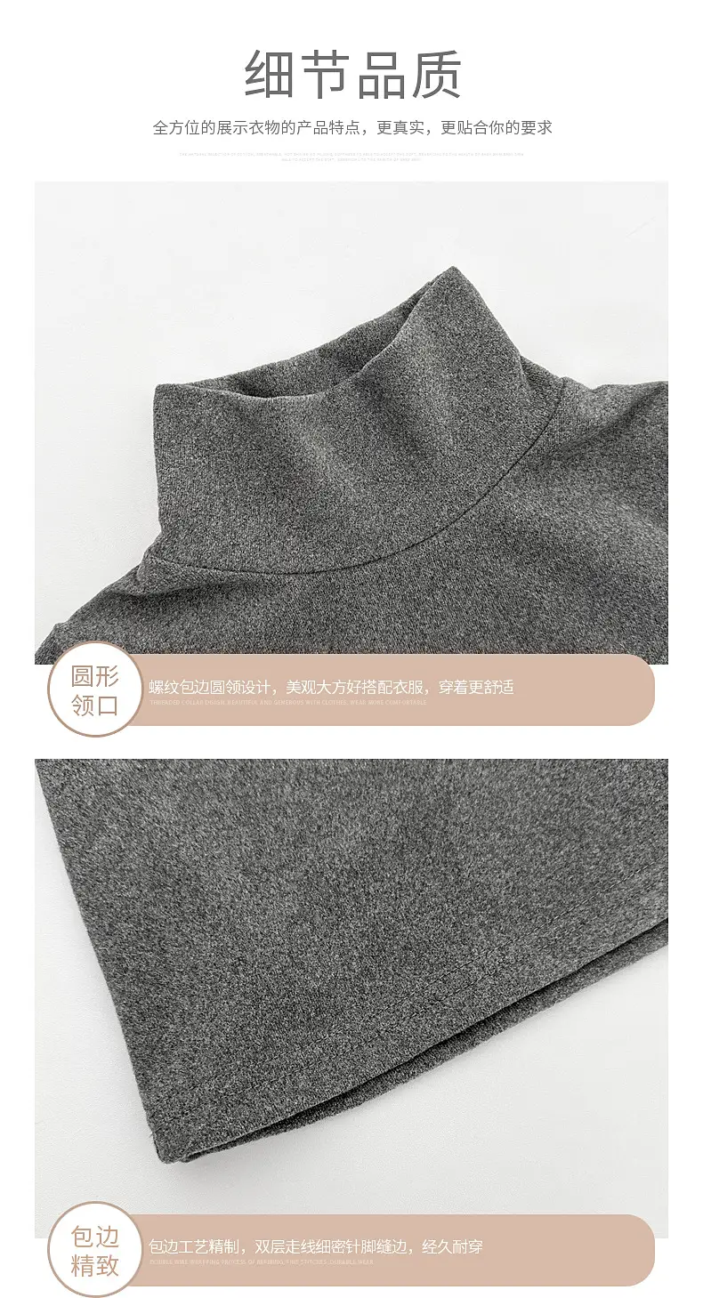 Baby Girl Blue Turtleneck Top Shirt Kids — feature 11