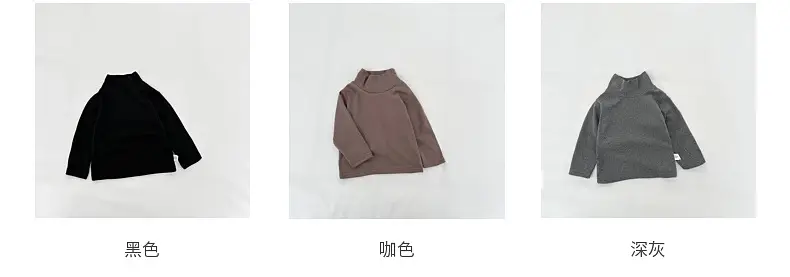 Baby Girl Blue Turtleneck Top Shirt Kids — feature 4