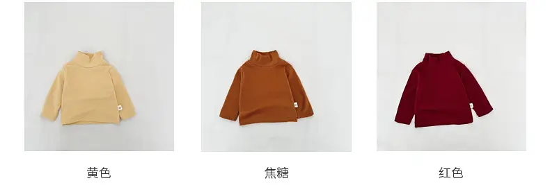 Baby Girl Blue Turtleneck Top Shirt Kids — feature 5