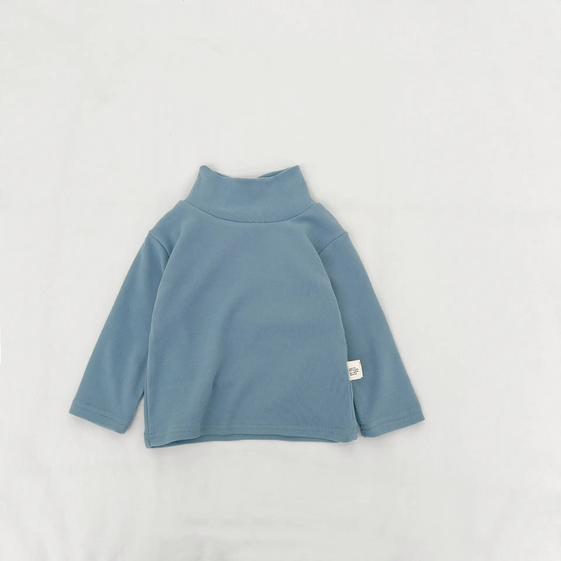 Baby Girl Blue Turtleneck Top Shirt Kids
