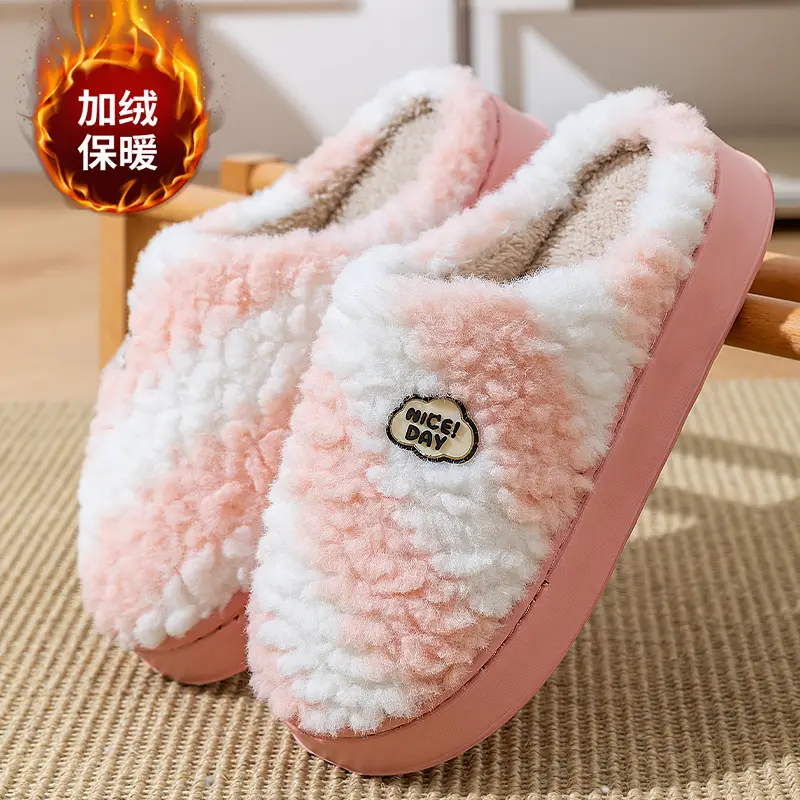 Little Bear Cotton Slippers for Men, Autumn/Winter 2026, Indoor Home Cartoon Cute Non-Slip Warm Closed-Back Couple Cotton Shoes for Women - Image 6