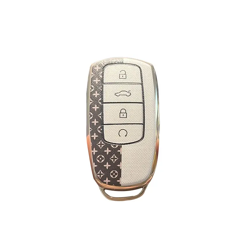 Tiggo 8 Plus Key Cover with Diamond Keys & Key Ring
