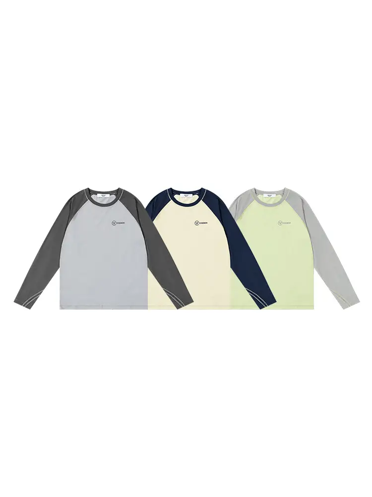 Kids Raglan Sleeve T-Shirt Dark Grey Spring Cotton - Image 8