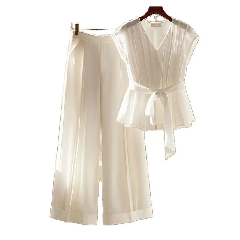 French White 2-Piece Women Suit Summer 2025 - Image 8
