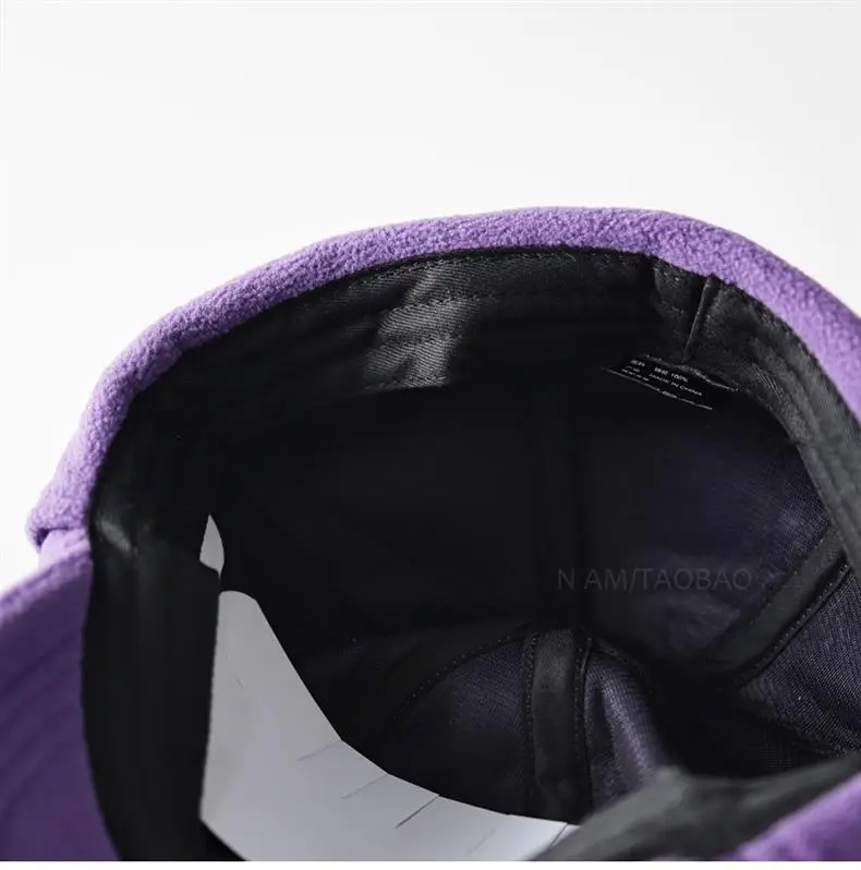 Warm Black Fleece Baseball Cap for Men Women — feature 14