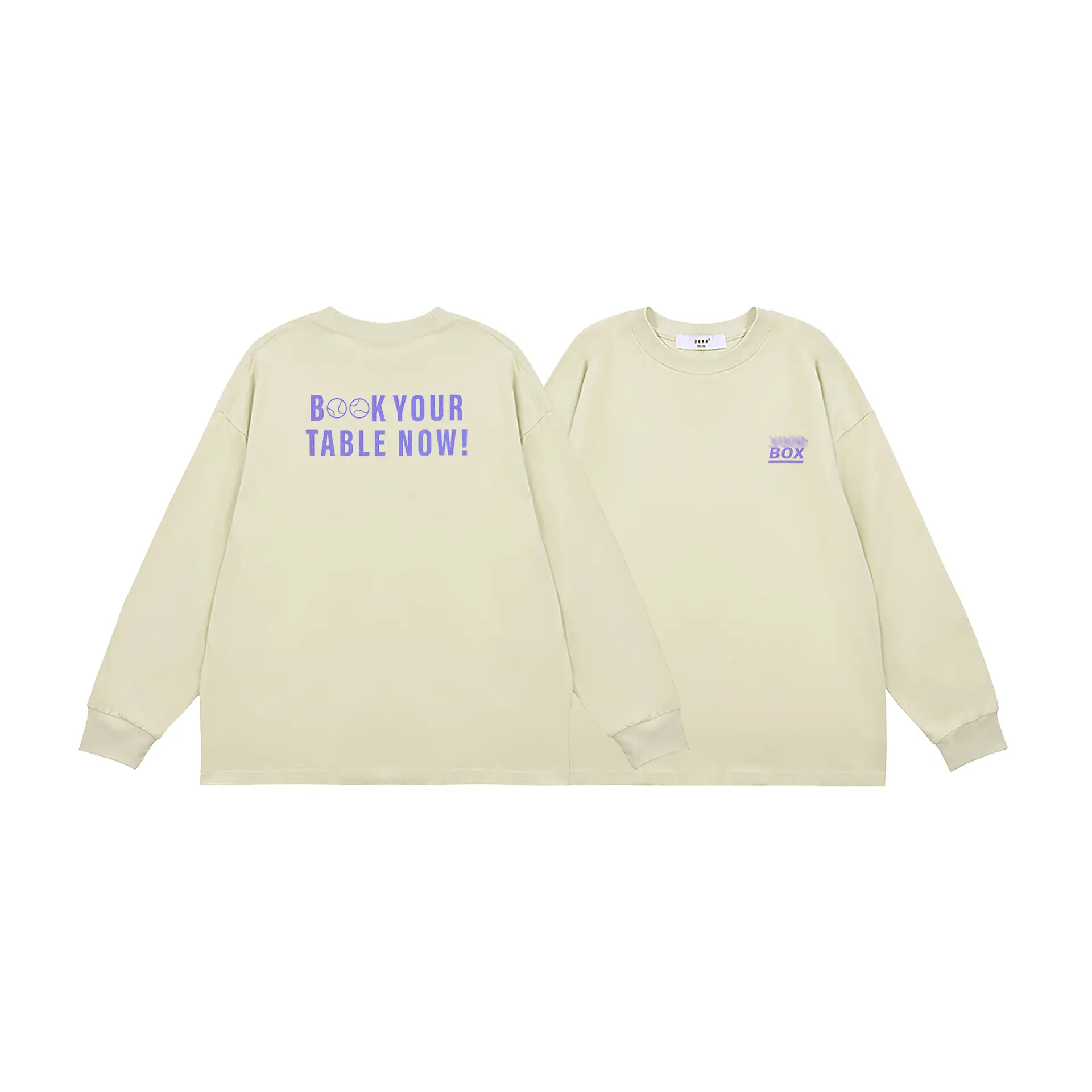 White Long Sleeve T-Shirt for Kids Girls Boys Retro Casual - Image 2
