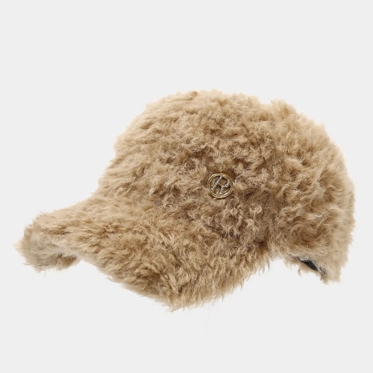 Black Furry Duckbill Cap for Men Winter Outdoor - Image 4