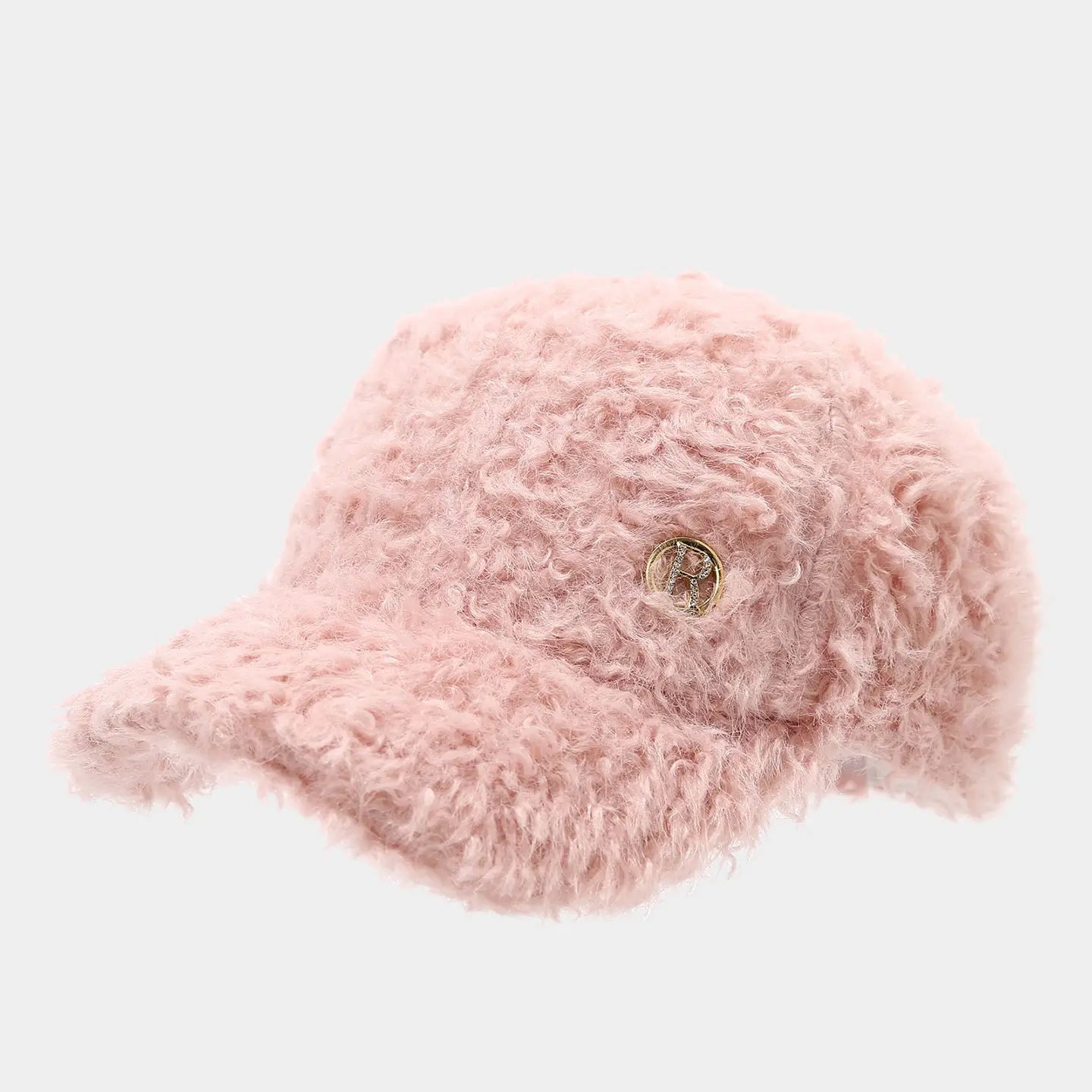 Black Furry Duckbill Cap for Men Winter Outdoor - Image 5