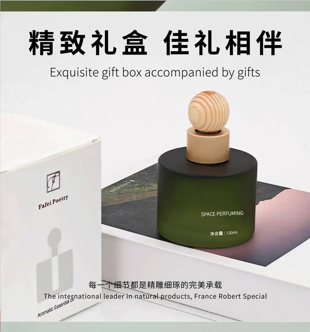 Small Round Bottle Car Perfume Car Aromatherapy Car Fragrance High-End Ornaments Long-Lasting Fragrance and Odor Removal Car Aromatherapy — feature 3