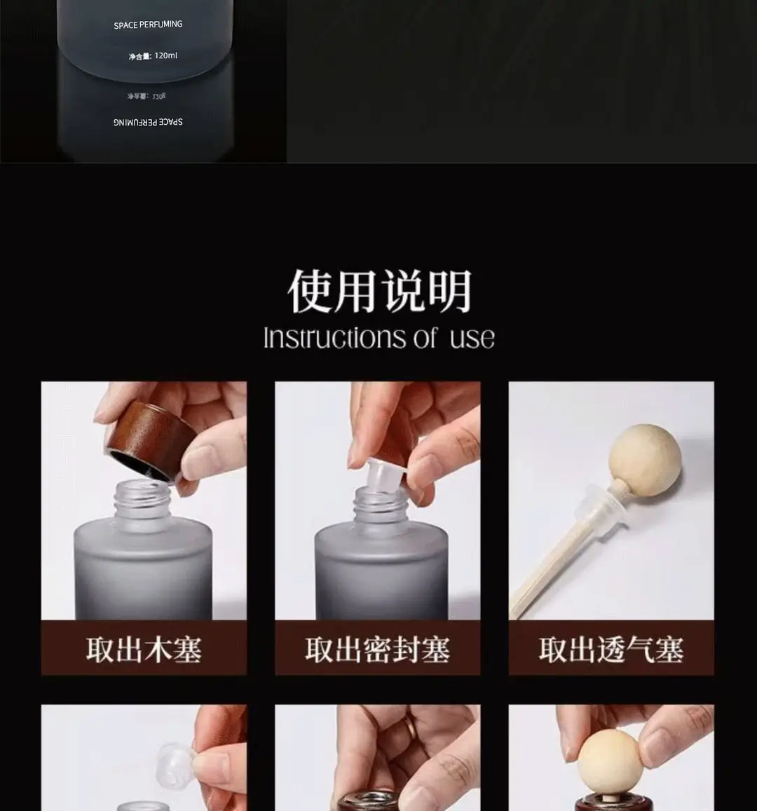 Small Round Bottle Car Perfume Car Aromatherapy Car Fragrance High-End Ornaments Long-Lasting Fragrance and Odor Removal Car Aromatherapy — feature 9