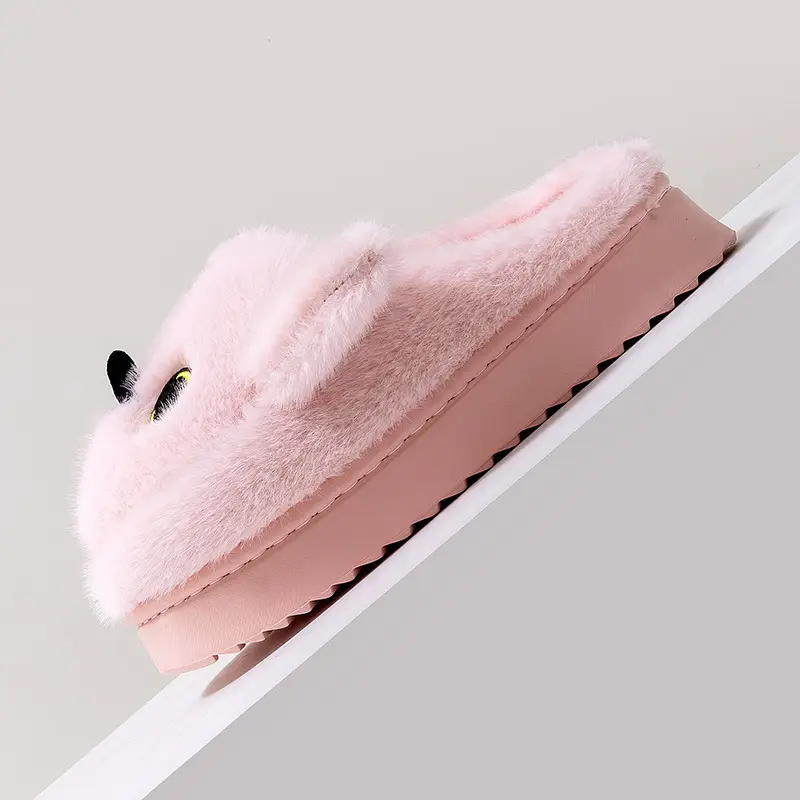 Cute Bear Design Cotton Slippers for Women - Image 7