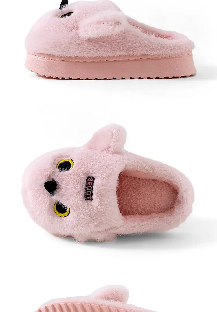 Cute Bear Design Cotton Slippers for Women — feature 16