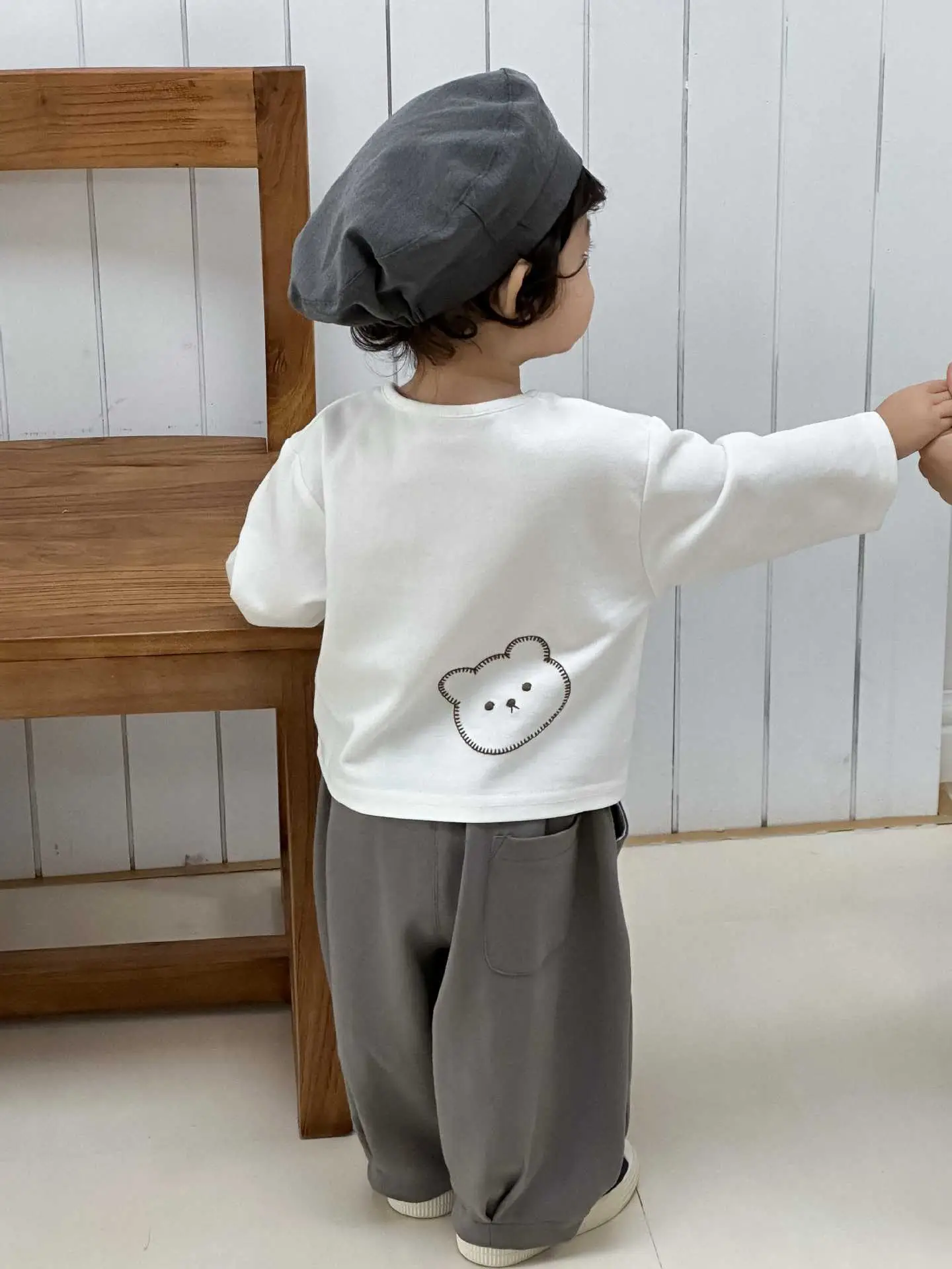 Baby Striped T-Shirt Pants Set Spring Outfit — feature 12