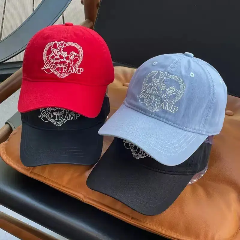 Women Love Embroidered Blue Baseball Cap with Deer Head Design - Image 6